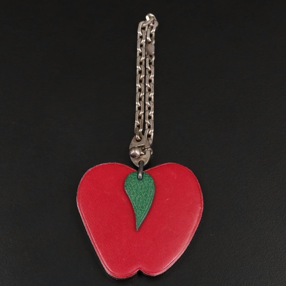 Hermès Apple Leather Bag Charm - Picture 2 of 4
